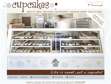 Tablet Screenshot of eatacupcake.com